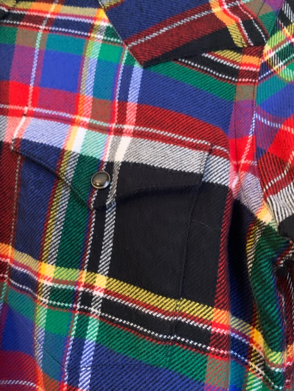 Ralph Lauren Snap Button Up Shirt 2 Long Sleeve Western Plaid Rodeo Equestrian - Picture 6 of 12